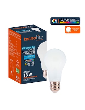 Foco LED Tecnolite 18 W de consumo 125 W de iluminación 1900 lúmenes