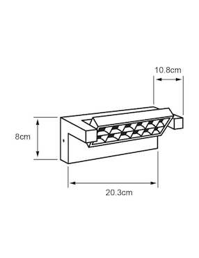 Arbotante LED Tecnolite Tania I