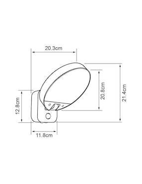 Arbotante LED Tecnolite Iliako