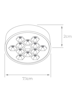 Plafón Tecnolite led Hive Ptl I