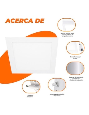 Lámpara de techo LED Tecnolite Brighton VIII