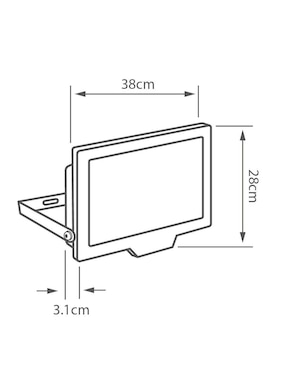 Árbotante Tecnolite led Shama Vii
