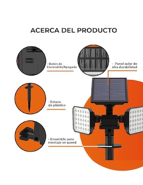 Lámpara solar LED Tecnolite Zolbene II