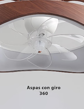 Ventilador de techo Cityluz con control remoto 4 velocidades