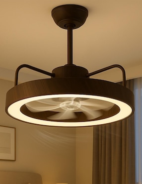 Ventilador de techo Cityluz con control remoto 4 velocidades