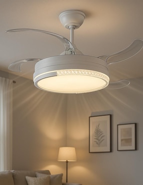 Ventilador de techo Cityluz con control remoto 6 velocidades