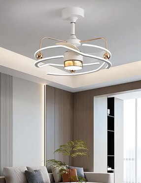 Ventilador de techo Cityluz con control remoto 5 velocidades
