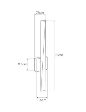 Arbotante LED Tecnolite Ainara