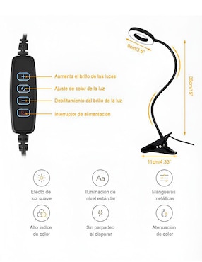 Lámpara de escritorio LED Xtellar Xtllar948