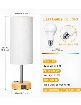 Lámpara de escritorio Xtellar led