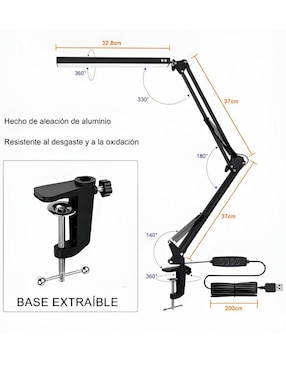 Lámpara de escritorio Xtellar led