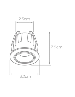 Lámpara de techo Tecnolite led Foramen V