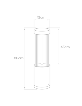 Lámpara de pie LED Tecnolite Draco II