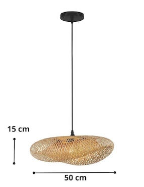 Lámpara colgante Mayadecor incandescente y led