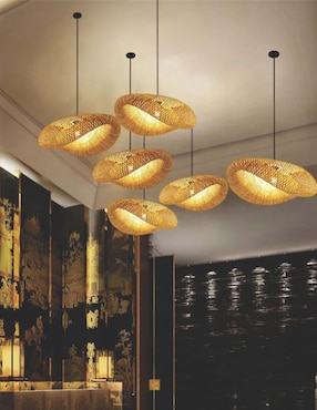 Lámpara colgante Mayadecor incandescente y led