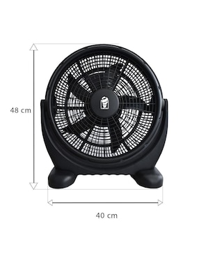 Ventilador de piso Cityluz 3 velocidades