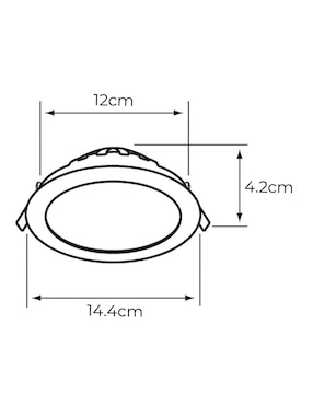 Lámpara de techo Tecnolite led Volans I