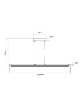 Lámpara colgante Tecnolite led Unur