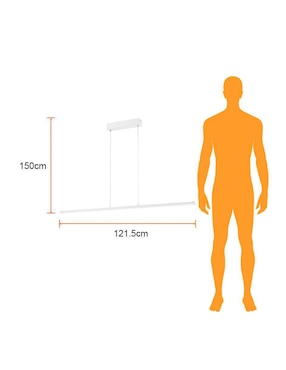 Lámpara colgante Tecnolite led Unur