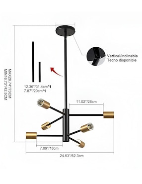 Lámpara colgante Xtellar led Xtllar