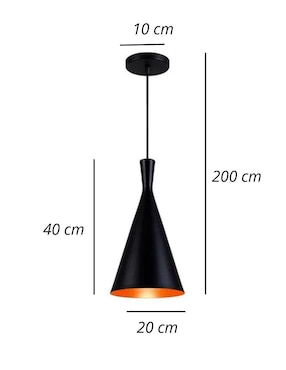 Lámpara colgante LED Iluminacion Luz Vic 1 pieza