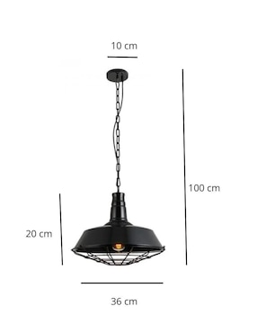 Lámpara colgante LED Iluminacion Luz Vic 1 pieza