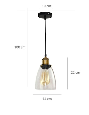 Lámpara colgante LED Iluminacion Luz Vic 1 pieza