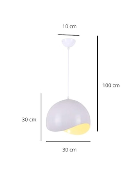 Lámpara colgante led Iluminacion Luz Vic 1 pieza