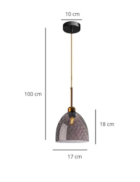 Lámpara colgante led Iluminacion Luz Vic 1 pieza