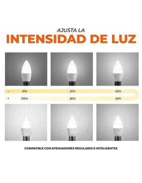 Foco led Tecnolite 6 w de consumo 40 w de iluminación 525 lm lúmenes
