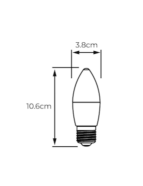 Foco led Tecnolite 6 w de consumo 40 w de iluminación 525 lm lúmenes