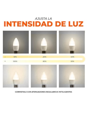 Foco led Tecnolite 6 w de consumo 40 w de iluminación 525 lm lúmenes