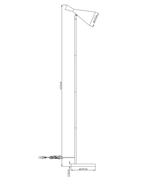 Lámpara de pie Haus led Reseda Tcx