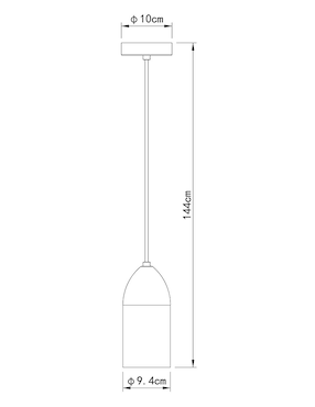 Lampara colgante LED Haus Rotleu