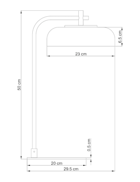 Lampara mesa N Narrative led Gloine