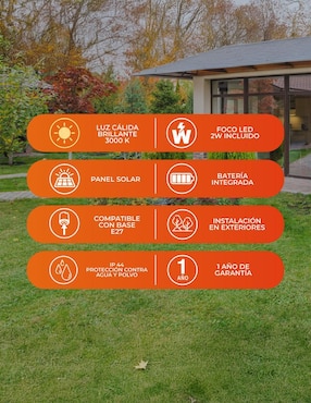 Árbotante Tecnolite led Sonkra