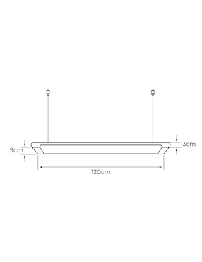 Lámpara colgante Tecnolite led Wasat