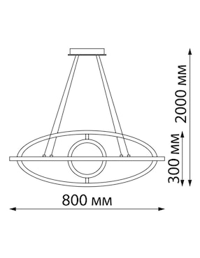Lámpara colgante Elite led
