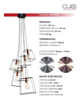 Lámpara colgante tradicional Class