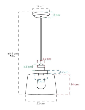 Lámpara colgante LED Class