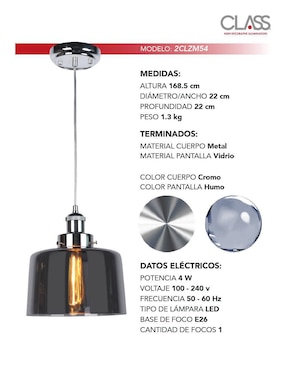 Lámpara colgante LED Class