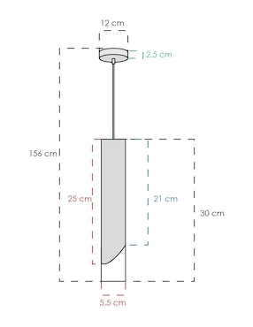 Lámpara colgante Class led