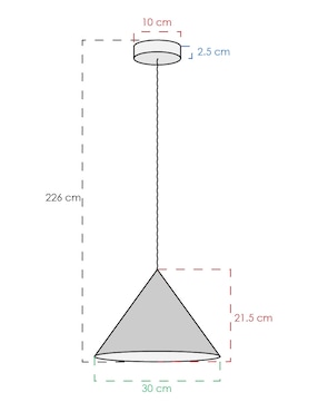 Lámpara colgante LED Class