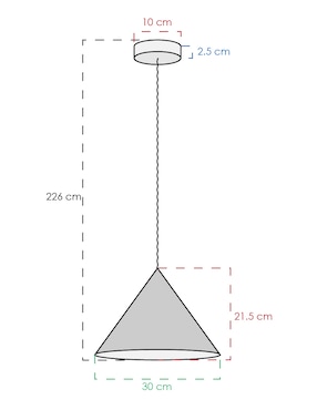 Lámpara colgante LED Class