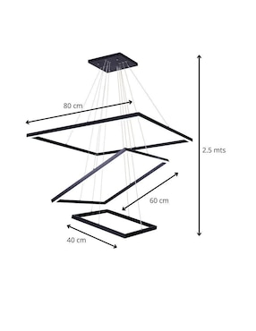 Lámpara colgante LED Laiting