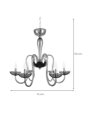 Lámpara colgante incandescente y LED Laiting