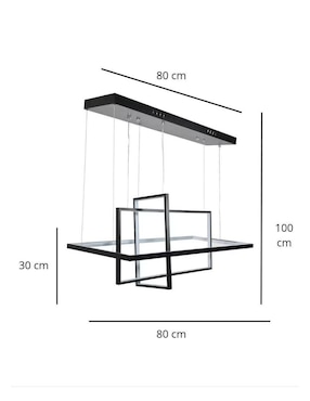Lámpara colgante LED Laiting