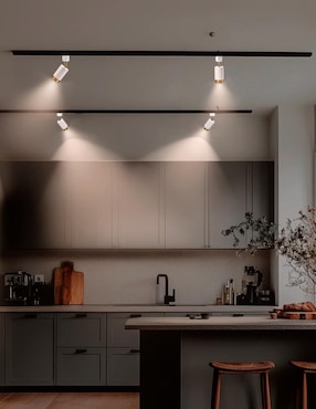 Lámpara Tecnolite sin luz Libra Riel