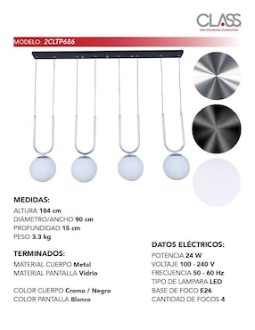 Lámpara colgante LED Class