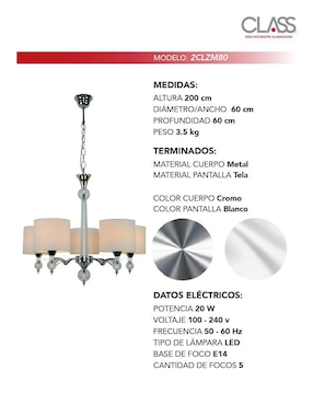 Lámpara colgante LED Class